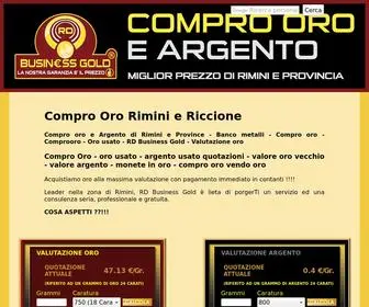 Compro-Oro-Rimini.it(Compro oro) Screenshot