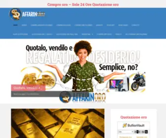 Comprooropalermo.it(Compro oro palermo affarinoro quotazione oro) Screenshot