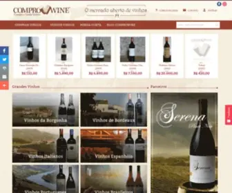 Comprowine.com.br(Principal) Screenshot