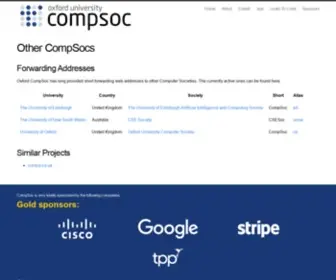 Compsoc.net(Other CompSocs) Screenshot