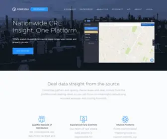Compstak.com(Nationwide Commercial Real Estate Data Platform) Screenshot