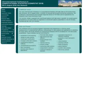 Compstat2018.org(COMPSTAT 2018) Screenshot
