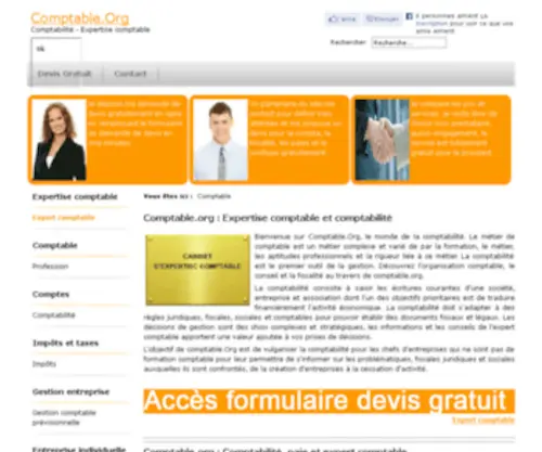 Comptable.org(Devis expert comptable) Screenshot