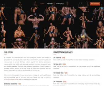 Comptan.com.au(Competition Tanning for Elite Athletes) Screenshot