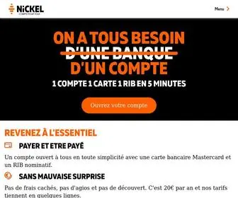 Compte-Nickel.fr(Le compte pour tous ouvert chez votre buraliste) Screenshot