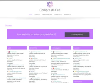 Comptedefee.fr(Compte de fee) Screenshot