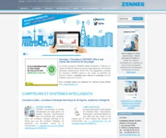 Compteurs-Zenner.fr(Compteurs d'eau et compteurs d'énergie thermique Zenner) Screenshot