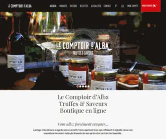 Comptoir-Alba.fr(Découvrez nos produits autour des truffes) Screenshot