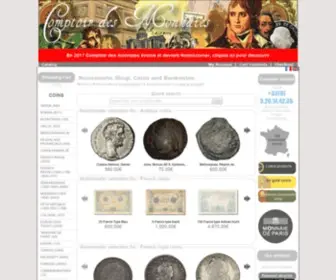 Comptoir-Des-Monnaies.com(Le Comptoir Des Monnaies Anciennes) Screenshot
