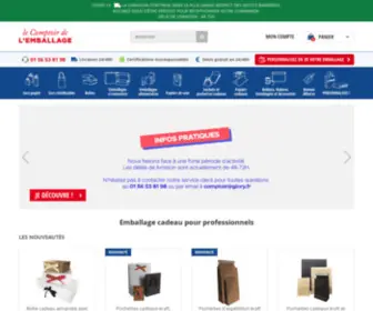 Comptoir-Emballage.com(Emballage cadeau pour professionnels) Screenshot