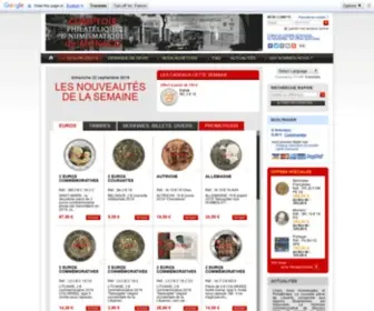 Comptoir-Philatelique.com(Comptoir Philatélique et Numismatique de Monaco) Screenshot