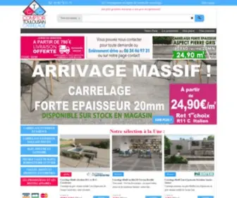 Comptoir-Toulousain-Carrelage.com(Carrelage en ligne Faiences Cuisine Sanitaire Toulouse Paris) Screenshot
