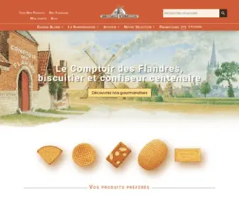 Comptoirdesflandres.com(Comptoir des Flandres: Spécialités du Nord de la France) Screenshot