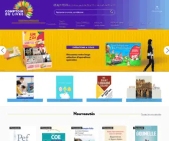 Comptoirdulivre.fr(Comptoir du livre) Screenshot