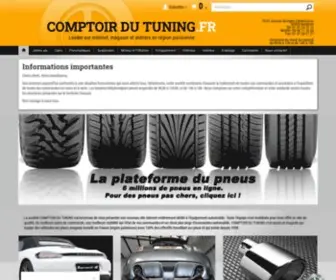 Comptoirdutuning.fr(Magasin sur Paris spécialisé dans l'équipement automobile) Screenshot