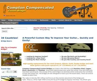 Comptonbridges.com(Guitar Bridges) Screenshot