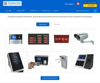 Compucaresurveillance.com(Air Quality Monitor Manufacturer) Screenshot
