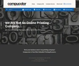 Compucolor.com(Top NYC Printing Company) Screenshot