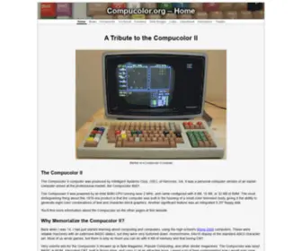 Compucolor.org(Compucolor II Tribute) Screenshot