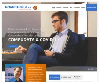 Compudata.ca(London Ontario) Screenshot