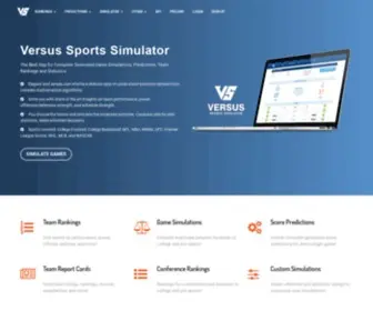 Compughterratings.com(Versus Sports Simulator) Screenshot