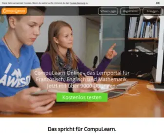 Compulearnonline.de(Willkommen bei CompuLearn) Screenshot