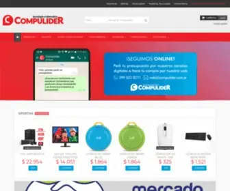 Compulider.com.ar(Computación) Screenshot