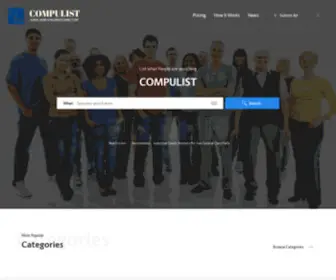 Compulist.com(A real World Business Directory) Screenshot