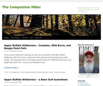 Compulsivehiker.com(Mostly around the Ouachitas and Ozarks) Screenshot