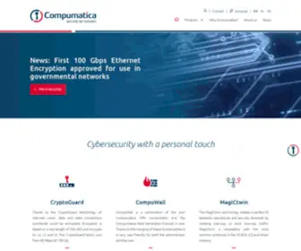 Compumatica.com(Compumatica is a leading Dutch cybersecurity manufacturer) Screenshot