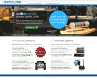 Compunix-Staging.us(ECommerce AspDotNetStorefront solutions) Screenshot