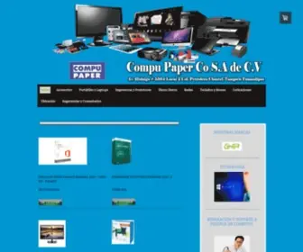 Compupaper.com.mx(Compu Paper Tampico) Screenshot