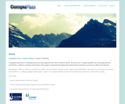 Compupluscorp.com(Cleveland, OH) Screenshot