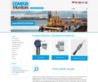 Compur.nl(Koop apparatuur voor uw gasdetectie) Screenshot