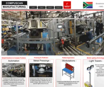 Compuscanmanufacturing.co.za(Industrial Automation) Screenshot