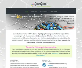 Compuscribe.com(CompuScribe Communication Design) Screenshot
