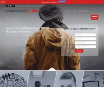 Compusolutionx.com(Managed Services Provider) Screenshot
