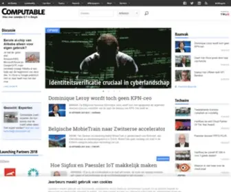 Computable.be(ICT nieuws) Screenshot