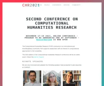 Computational-Humanities-Research.org(Computational Humanities Research 2021) Screenshot