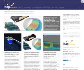 Computationalfluiddynamics.com.au(Computational Fluid Dynamics (CFD) Blog by LEAP Australia) Screenshot