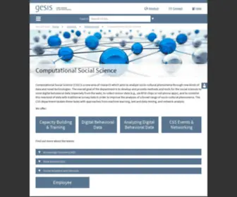 Computationalsocialscience.eu(Computational Social Science) Screenshot