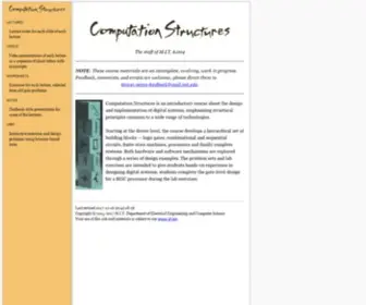 Computationstructures.org(Computation Structures) Screenshot