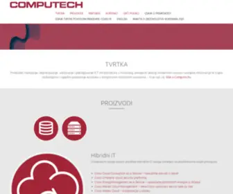 Computech.hr(Vodeći hrvatski ICT sistem integrator) Screenshot