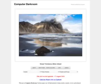 Computer-Darkroom.com(Computer Darkroom) Screenshot