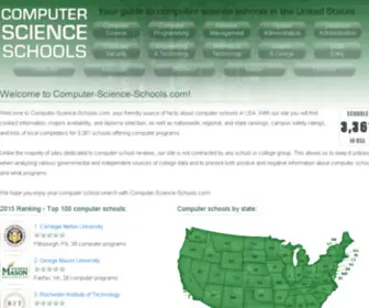 Computer-Science-Schools.com(Computer Science Schools) Screenshot