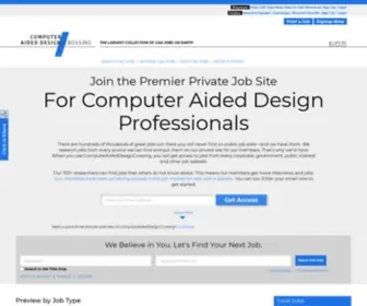 Computeraideddesigncrossing.com(CAD Jobs) Screenshot