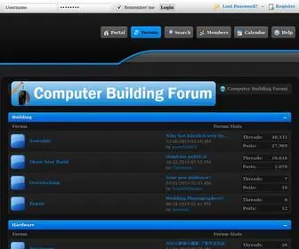 Computerbuildingforum.com(Computer Building Forum) Screenshot