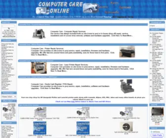 Computercareonline.com(HP DesignJet Plotter parts at Computer Care Online) Screenshot