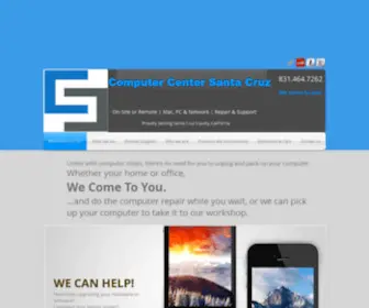 Computercentersantacruz.com(Computer Center Santa Cruz) Screenshot