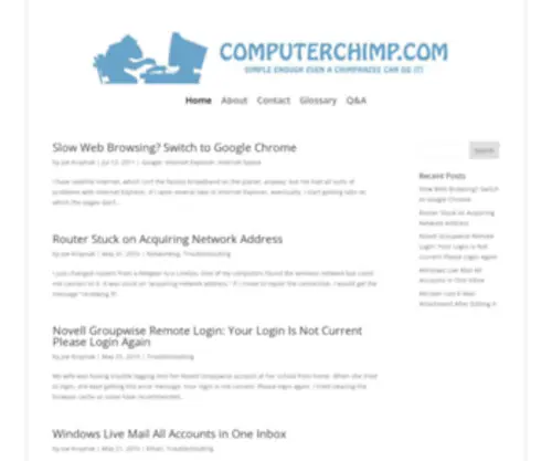 Computerchimp.com(Computer Basics for Beginners) Screenshot